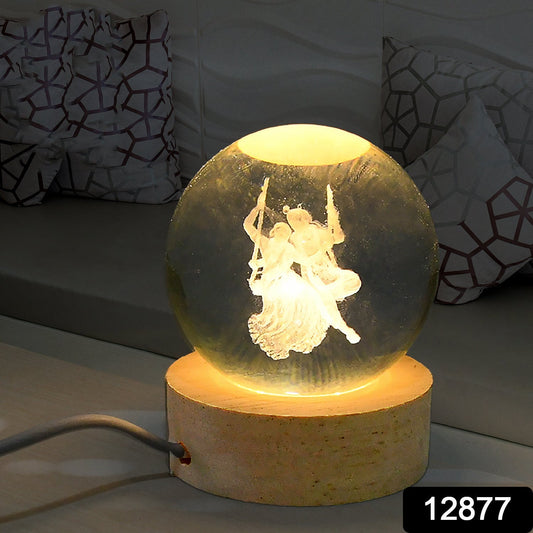 3D Crystal Ball lamps for Bedroom 3D Lamps for Home Decoration 3D Crystal Ball Night Light Gifts for Women Gifts for Men Room Decor Items for Bedroom for Friend and Family (1 Pc) Your Brand