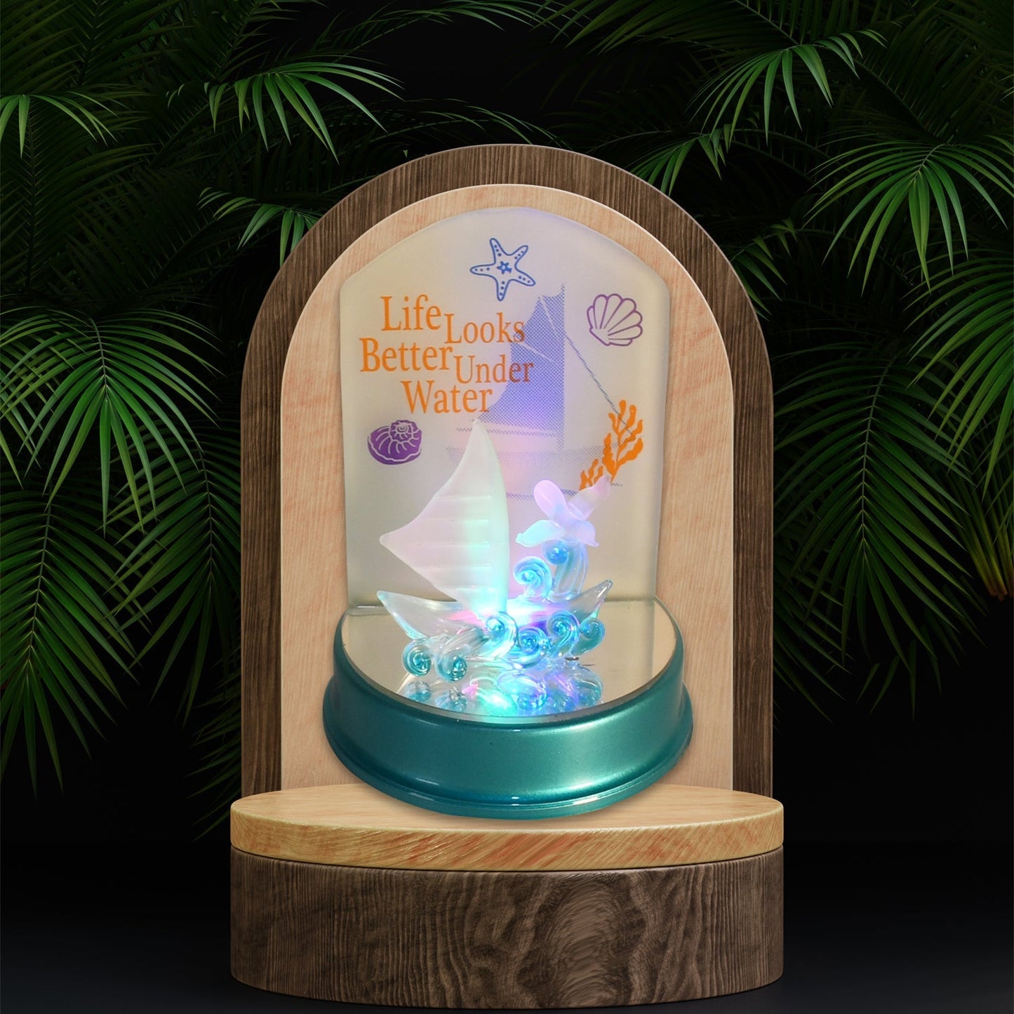 Cute Cartoon Lovely Gift Night Light, Multi-Color Light, Showpiece Valentine's Day Gift, Cute Anniversary, Wedding, Birthday, Unique Gift, Home Decoration Gift, Battery Operated (3 Battery Included) Your Brand