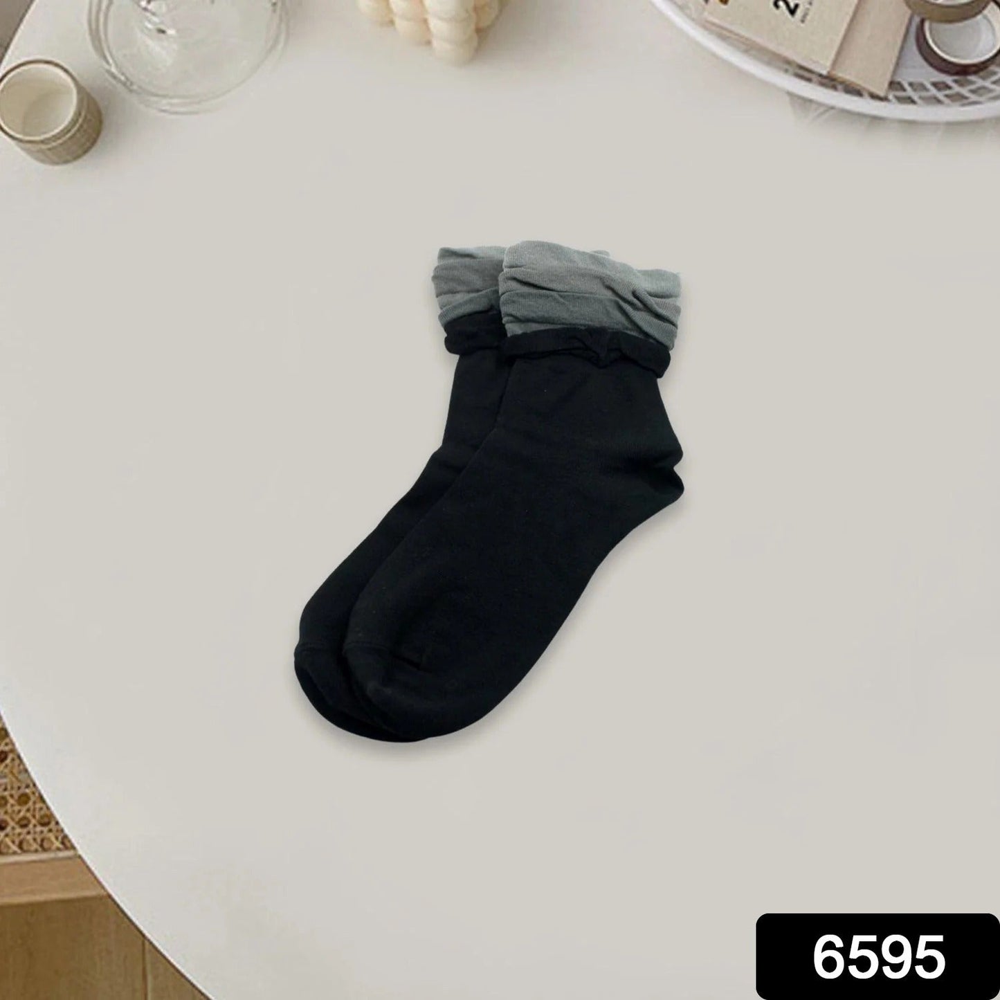 Ladies' Soft & Comfortable Socks – 1 Pair for Everyday Wear Your Brand