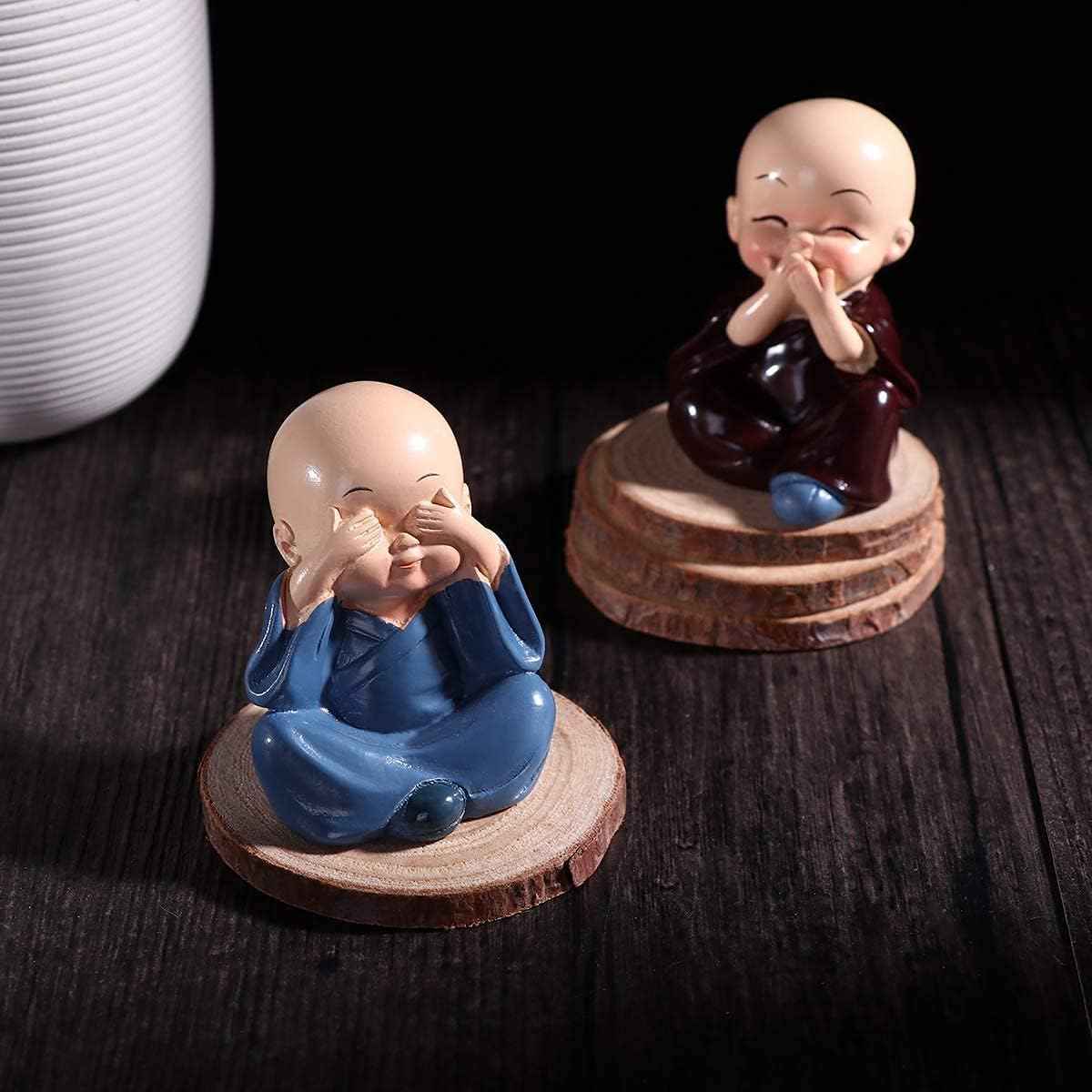 Baby Monk Buddha Statue - Pack Of 4pc