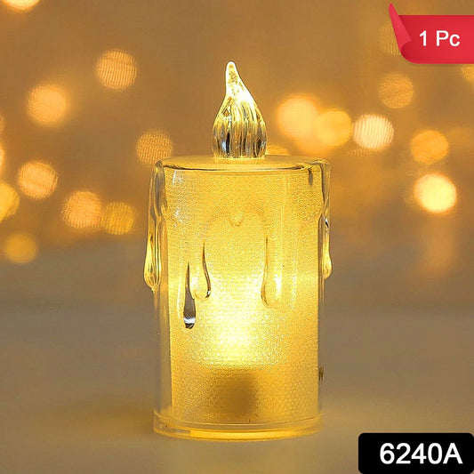 Simple Candles for Home Decoration, Crystal Candle Lights, Diwali Your Brand