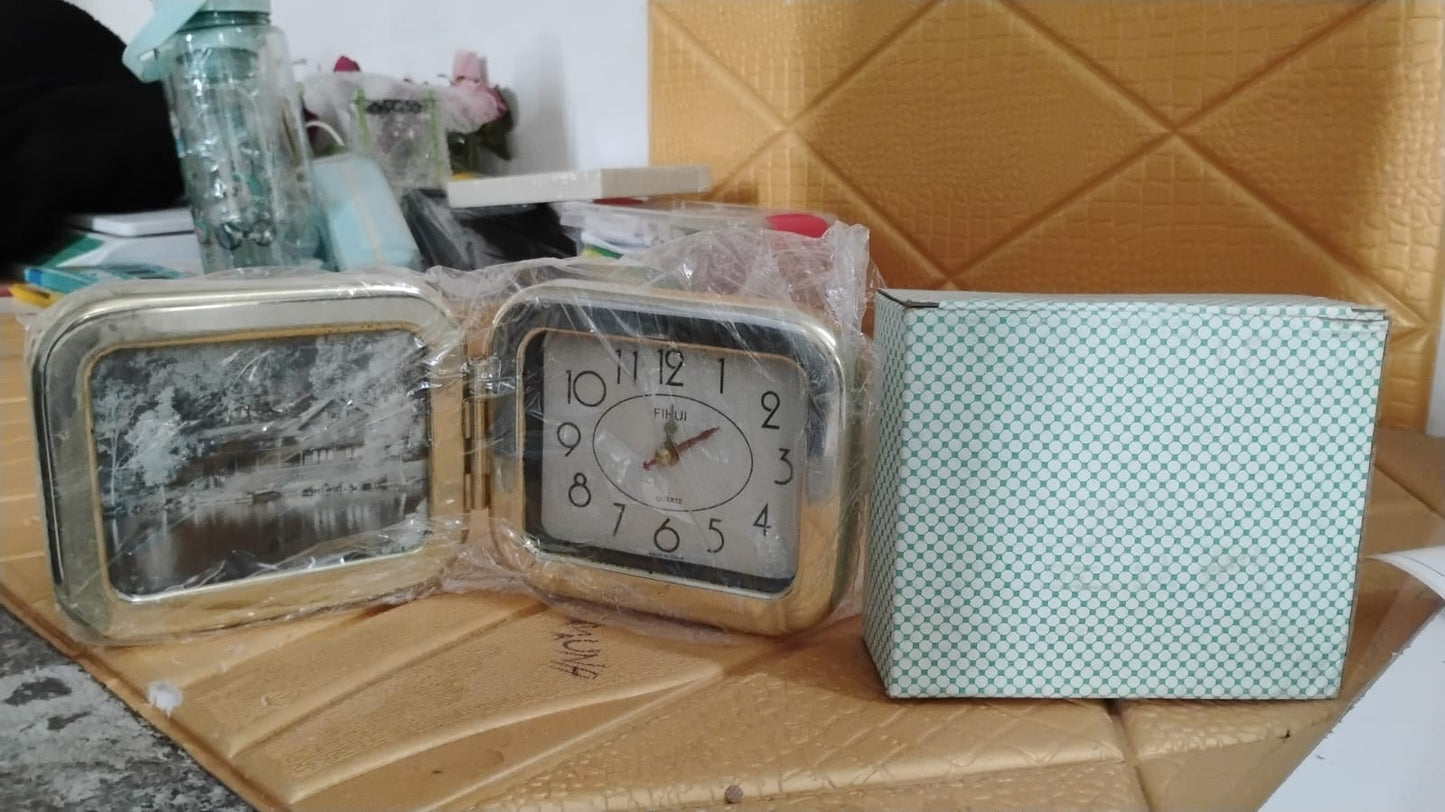 Plastic Foldable Desk Clock (1 Pc / With Box) Your Brand