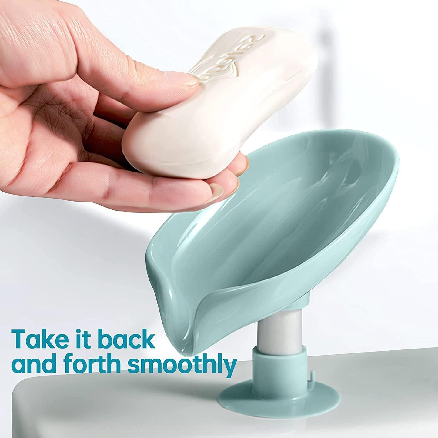 Leaf Shape Self Draining Soap Holder 8feb97-4