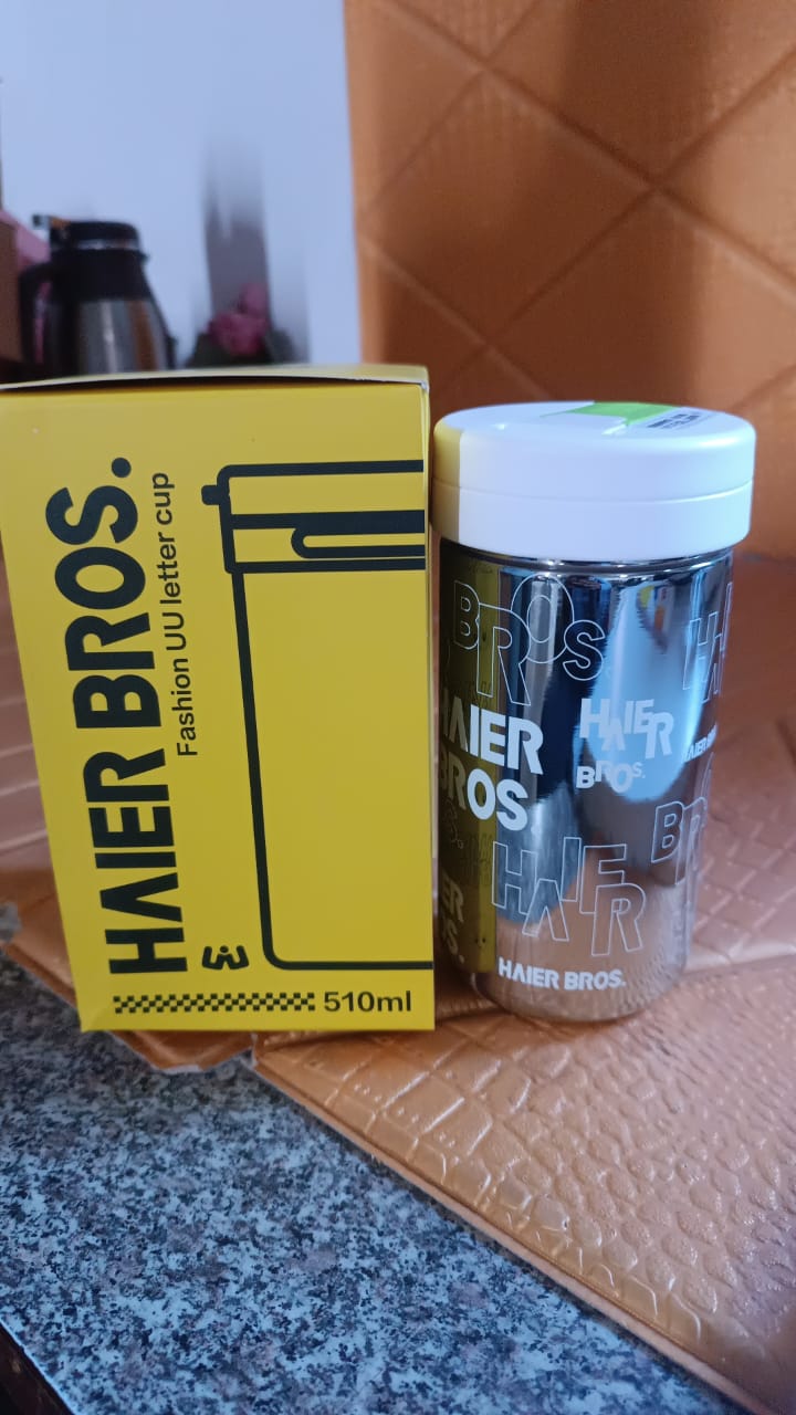 Stainless Steel Tumbler With Lid (510 Ml Approx) Your Brand