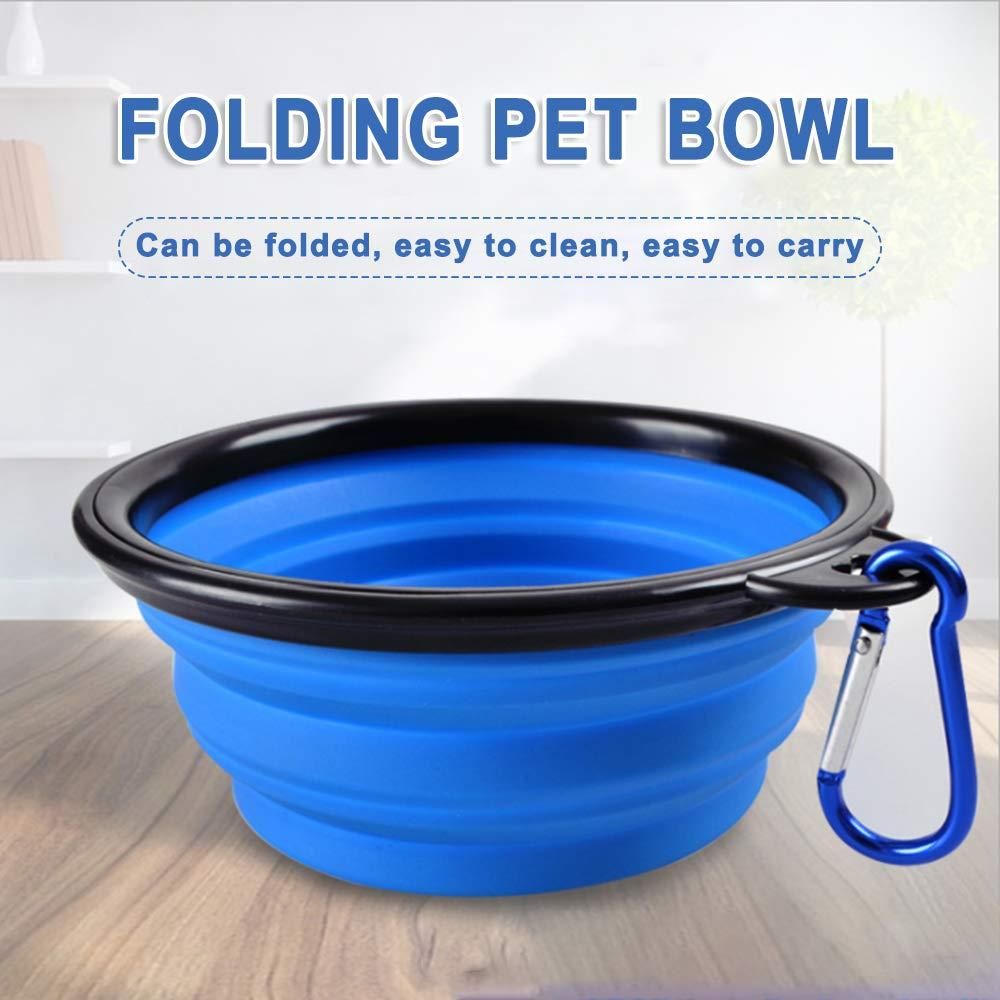 Foldable Silicone Pet Feed Bowl 8feb97-4