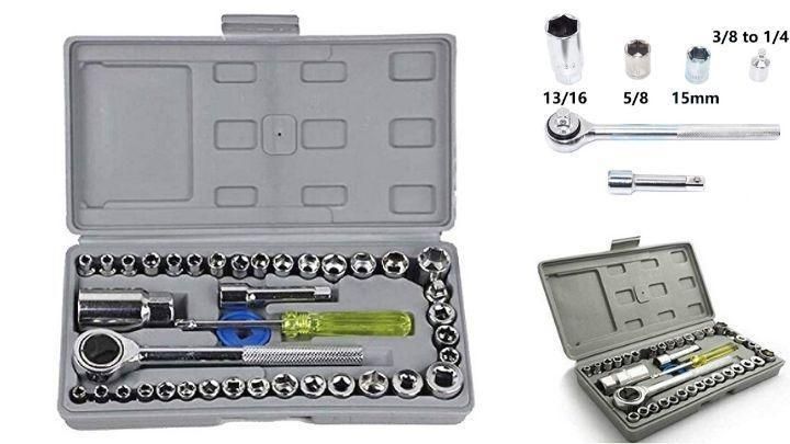 Screwdriver - Multipurpose 40 in 1 Screwdriver Socket Set and Bit Tool Kit Set 8feb97-4