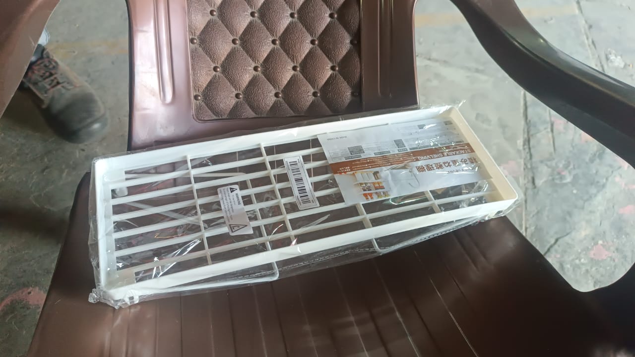 L Shelf Foldable Holder Sundries Rack Counter Bookcase (1 Pc / 40 Cm) Your Brand