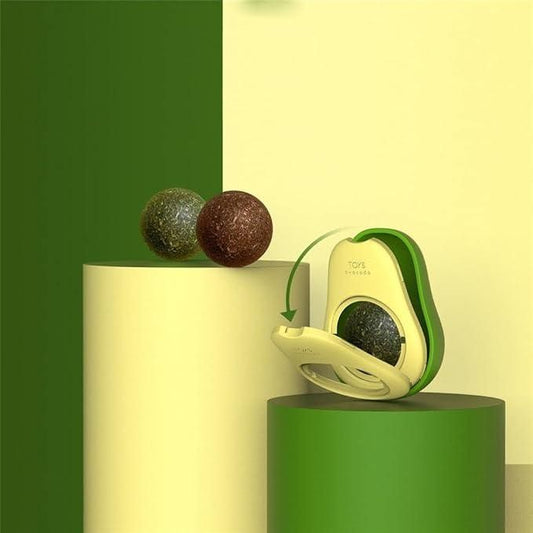 Catnip Minty Avocado Ball Toy 8feb97-4