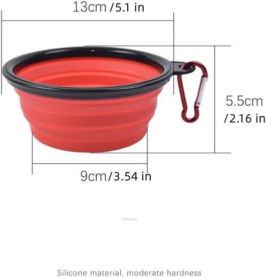 Foldable Silicone Pet Feed Bowl 8feb97-4