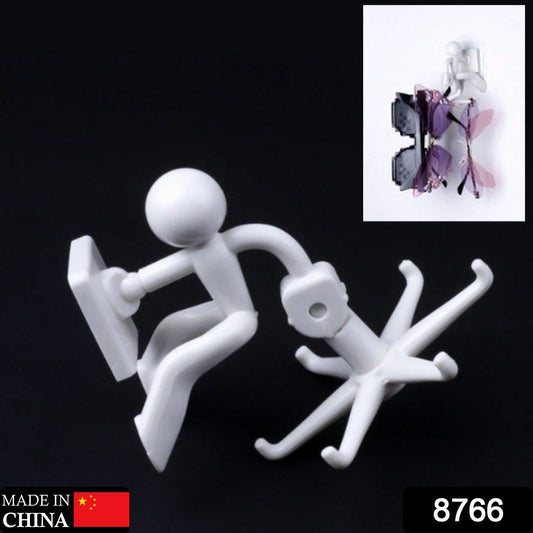 360° Rotating 6-Claw Hook – Kitchen & Bathroom Organizer (1 Pc | White) Your Brand