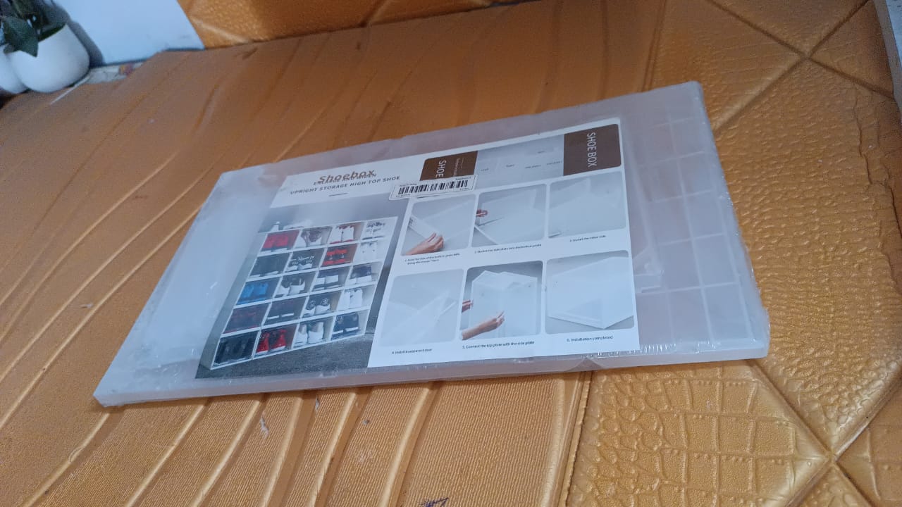 Shoe Storage Box, Shoe Box Clear Plastic Stackable (1 Pc) Your Brand