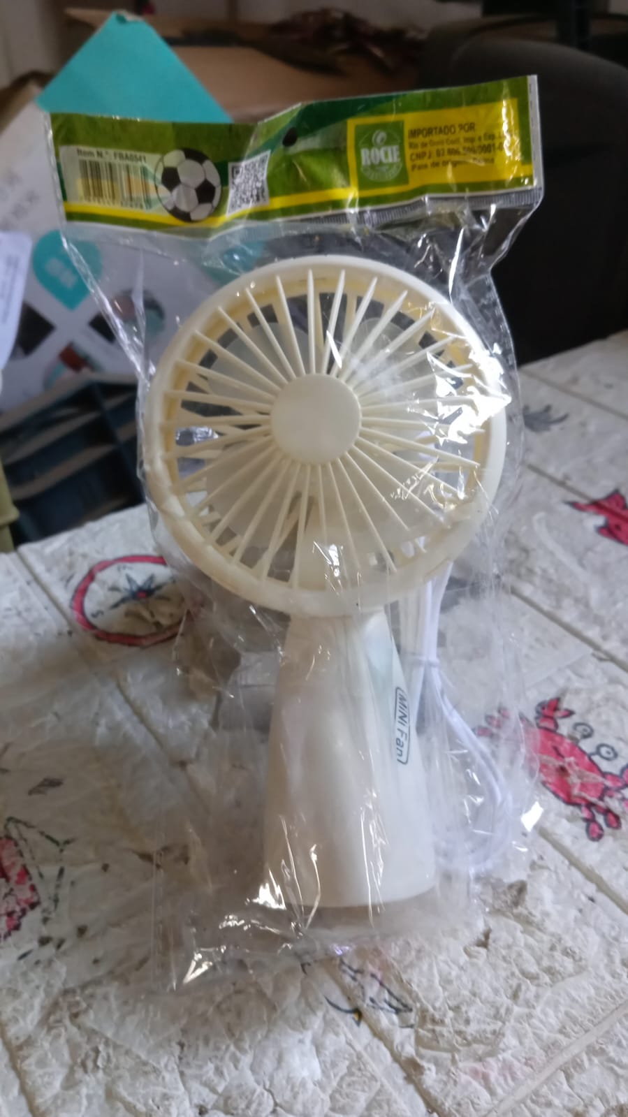 Mini Handheld Fan, Portable Rechargeable Mini Fan, Portable Easy to Carry, for Home, Office, Travel and Outdoor Use (1 Pc) Your Brand