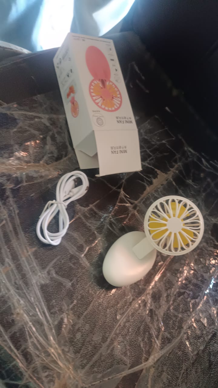 Mini USB Handheld Fan, Portable Rechargeable Mini Fan for Home, Office, Travel and Outdoor Use (1 Pc) Your Brand