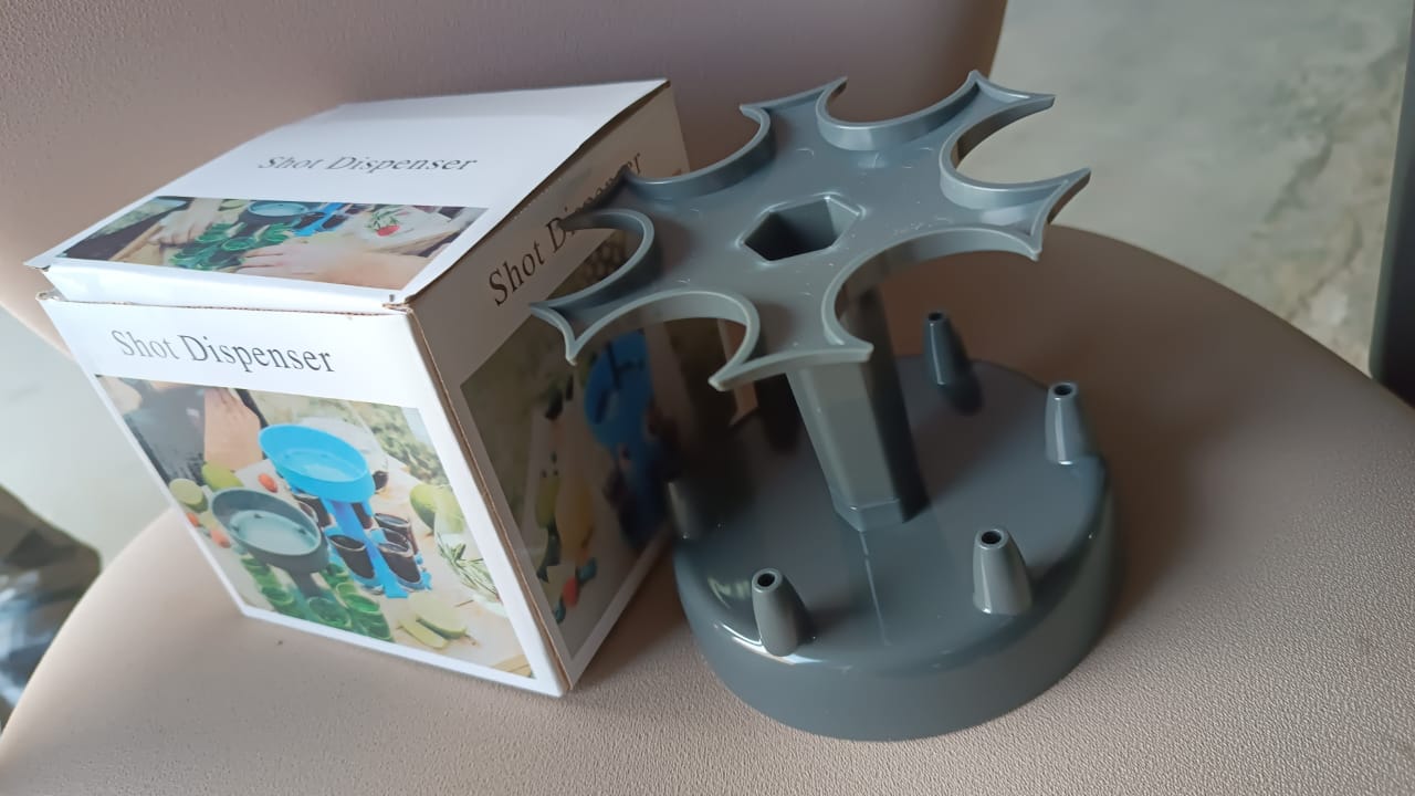6-Port Drink Dispenser Stand (1 Pc) Your Brand
