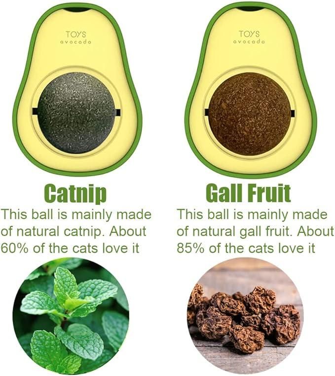 Catnip Minty Avocado Ball Toy 8feb97-4