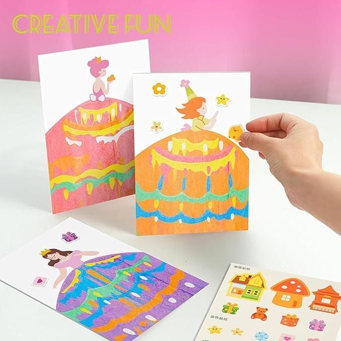 Rainbow Dot Painting Art Kits 8feb97-4