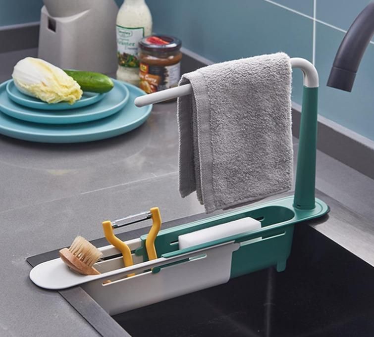 Adjustable Sink Organizer – Customizable Storage Solution for Kitchen & Bathroom