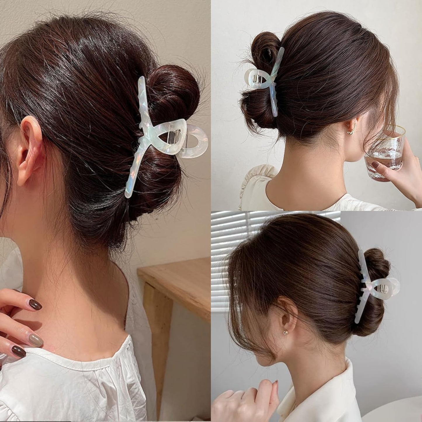 AM1293 Medium Chromatic Claw Clip - Secure Hold Fashionable Hair Accessory