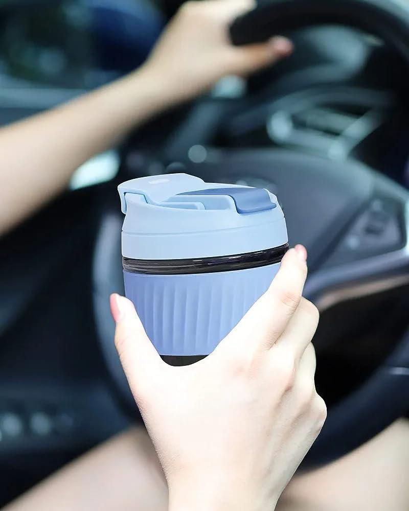 Glass Tumbler with Airtight Lid and Straw 8feb97-4