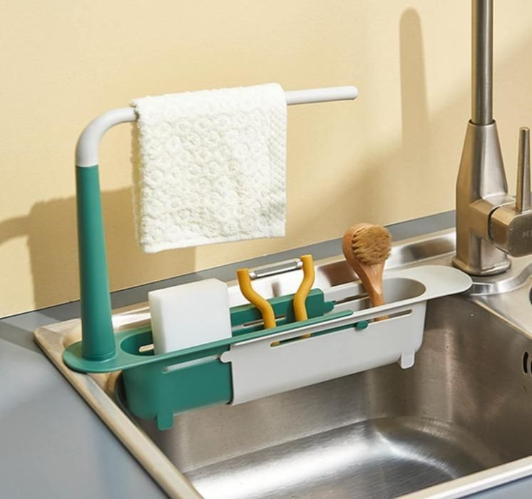 Adjustable Sink Organizer – Customizable Storage Solution for Kitchen & Bathroom