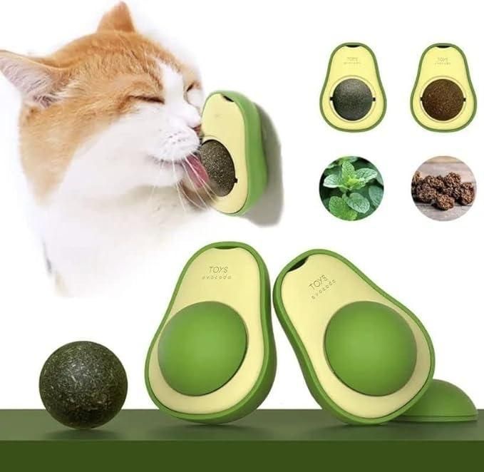 Catnip Minty Avocado Ball Toy 8feb97-4