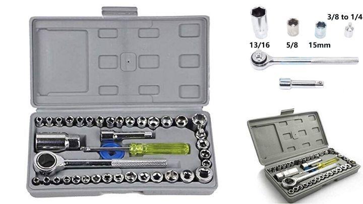 Screwdriver - Multipurpose 40 in 1 Screwdriver Socket Set and Bit Tool Kit Set 8feb97-4