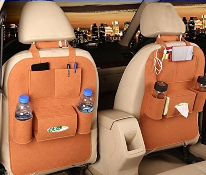 Compatible Multi-Pocket Seat Back Storage Bag Organizer Holders Pack of 2 8feb97-4