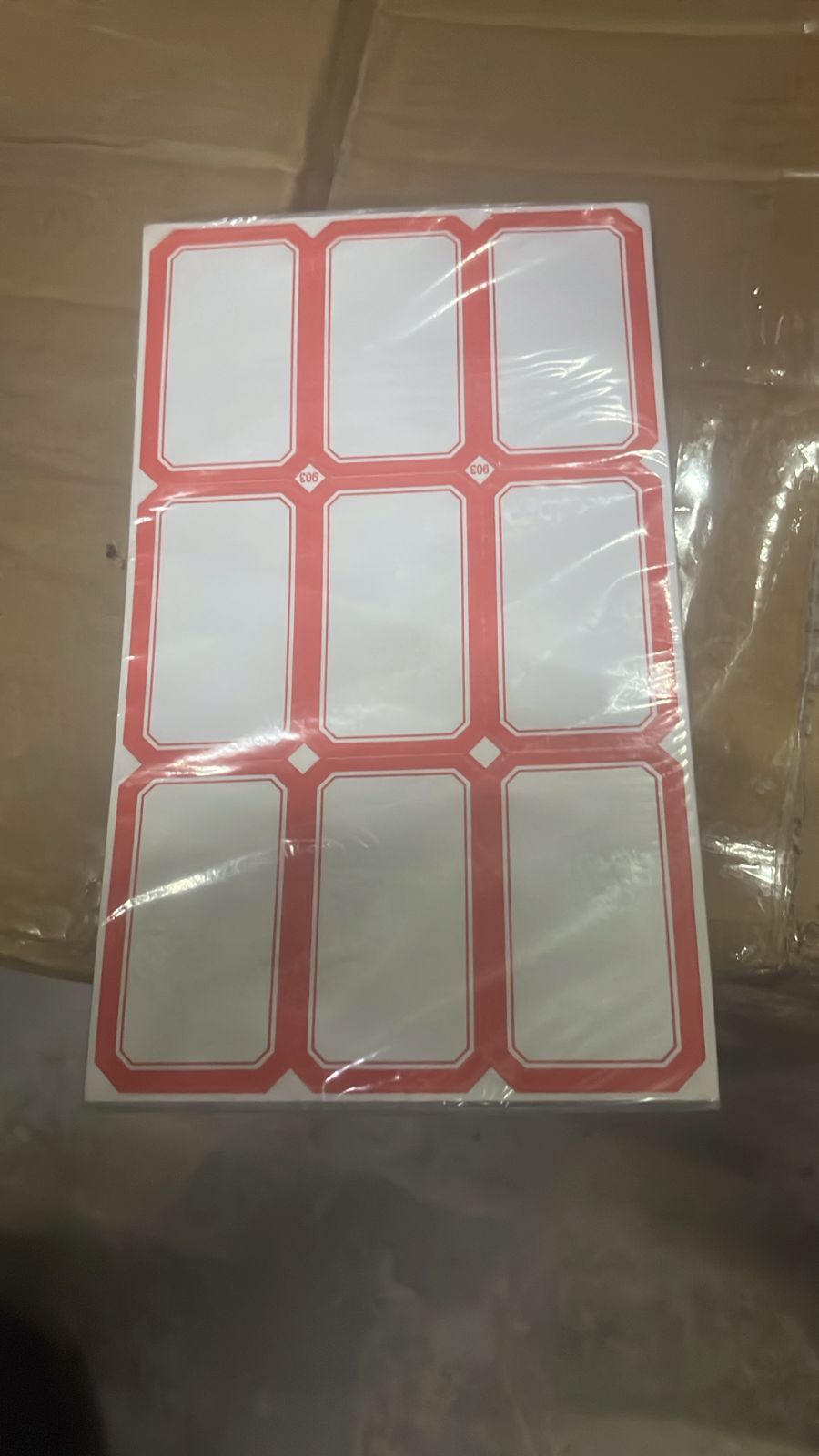 Multipurpose Blank Label Sticker Sheets  Durable Office & Home Labeling Tags – Pack of Sheets (50 Sheet Set) Your Brand