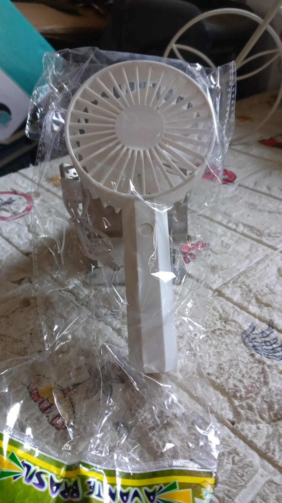 Mini Portable Rechargeable Fan – Lightweight & Easy to Carry (1 Pc | Battery Not Included) Your Brand