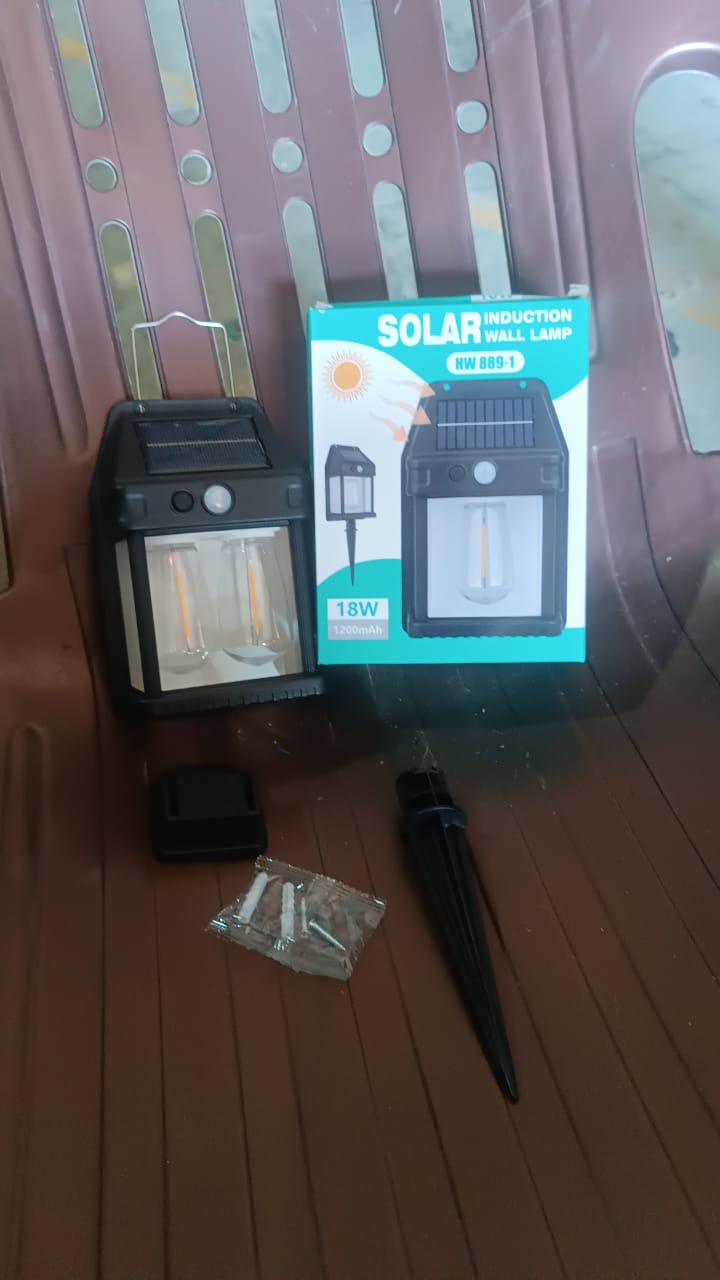 18W Solar Wall Double Lights / Lamp with 2 Modes & Motion Sensor (1 Pc) Your Brand