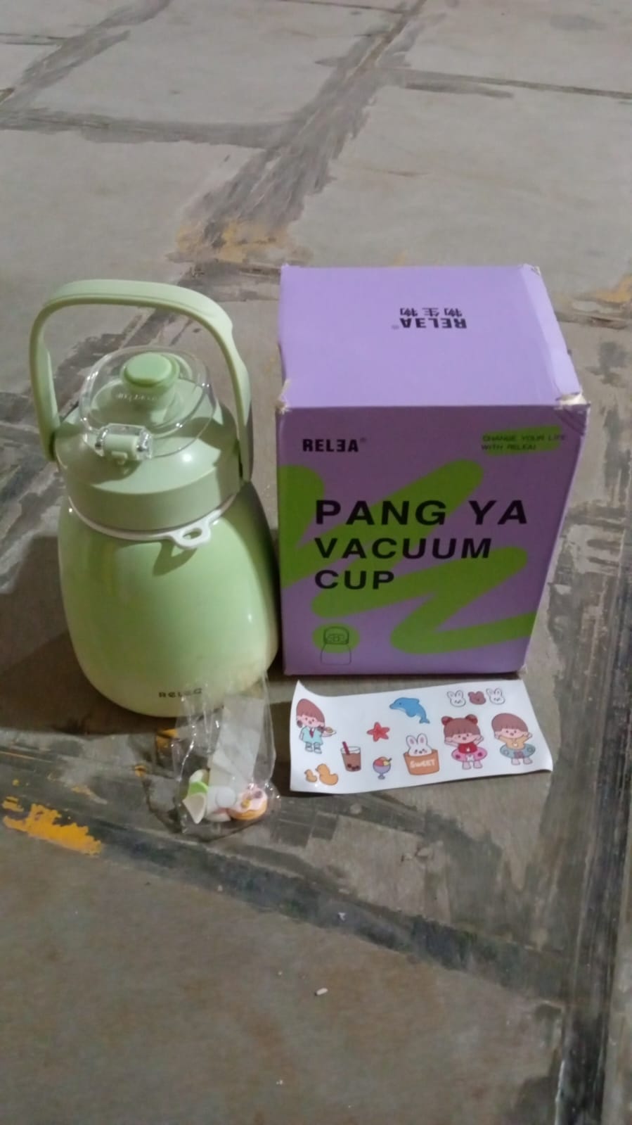 Stainless Steel Mug / Bottle Vacuum Insulated Cup With Handle (1200 ML) Your Brand