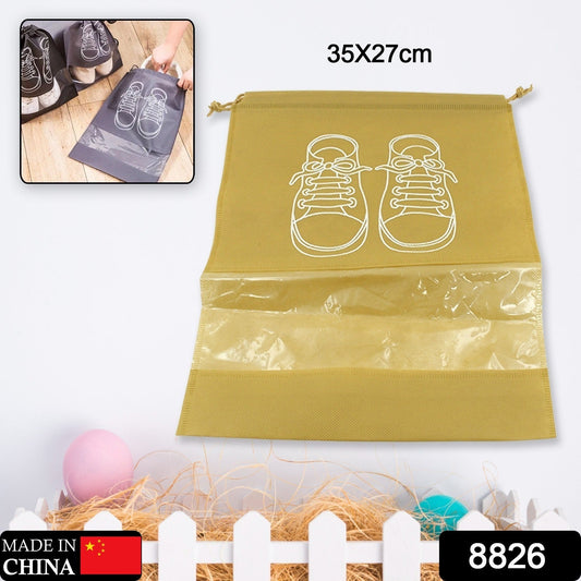 Beach Bag Shoes Storage Bag Closet Organizer Non-woven Travel Portable Bag Waterproof Pocket Clothing Classified Hanging Bag shoe bag luggage travel Portable Shoe Pouch Non Woven Transparent Window (1 Pc ) Your Brand
