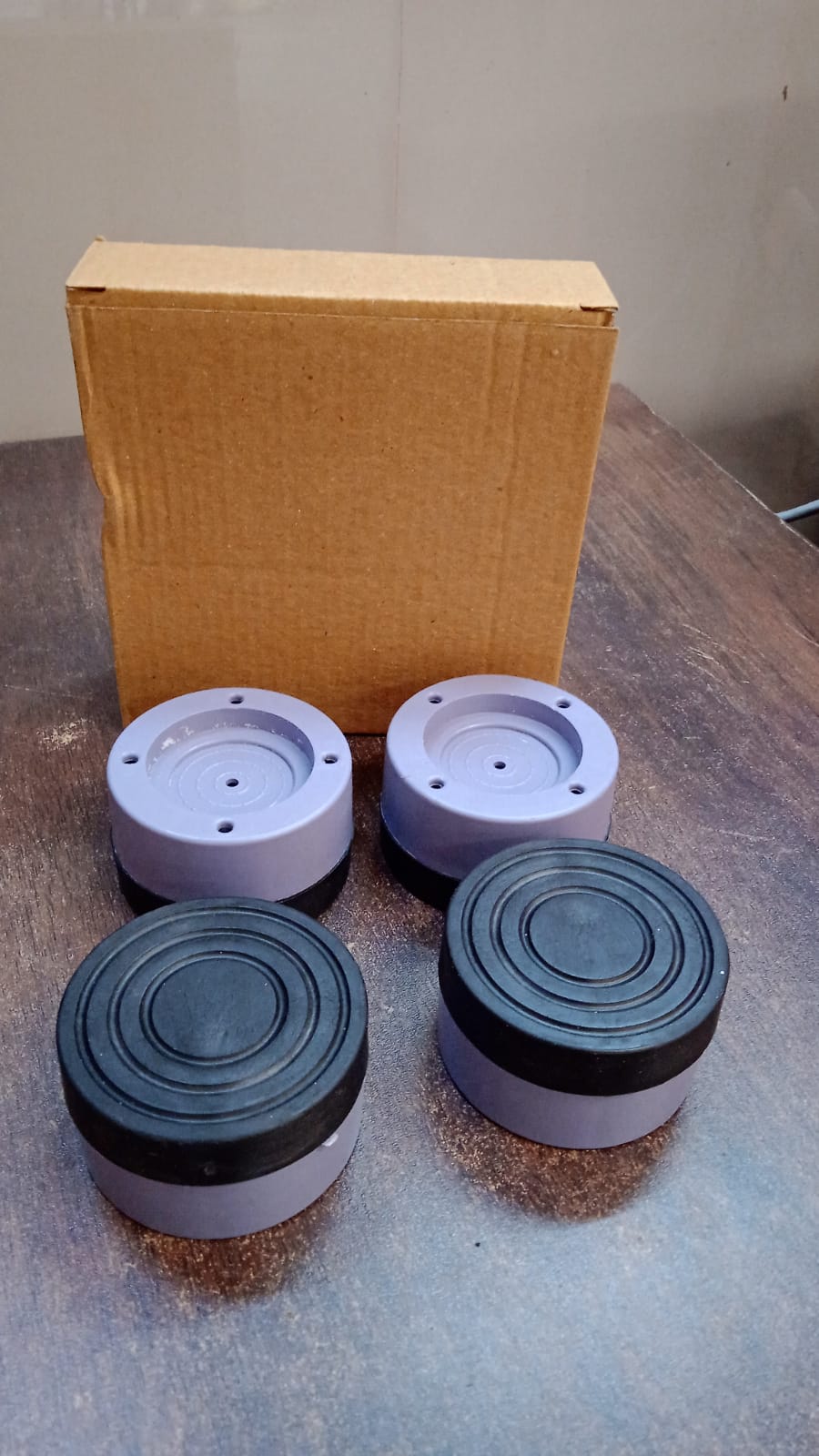 Round Washing Machine Support Pad (4 Pcs Set) Your Brand