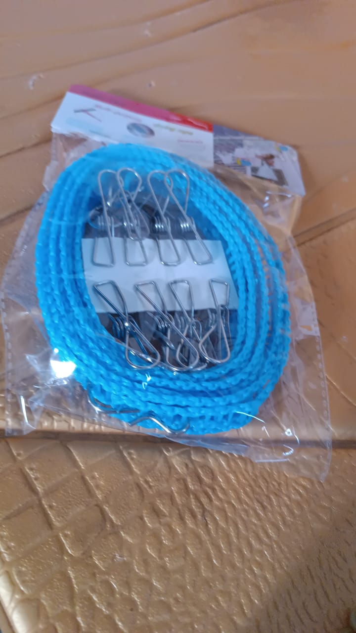 Stainless Steel Clothes pegs with One Rope Your Brand