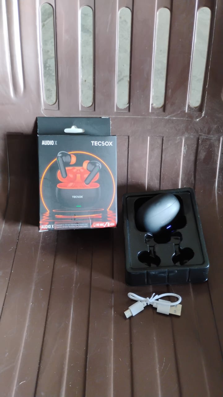 AudioX Bluetooth Earbuds, 40 Hr | Powerful Bass (1 Pc) Your Brand