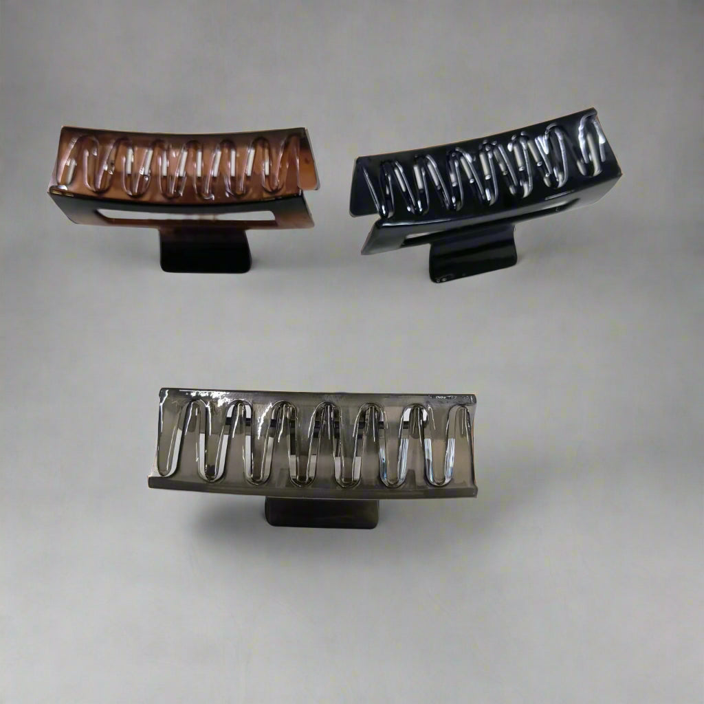 AM1291 Stylish Square Claw Hair Clips for Women - Secure Hold & Chic Design - 1 Piece