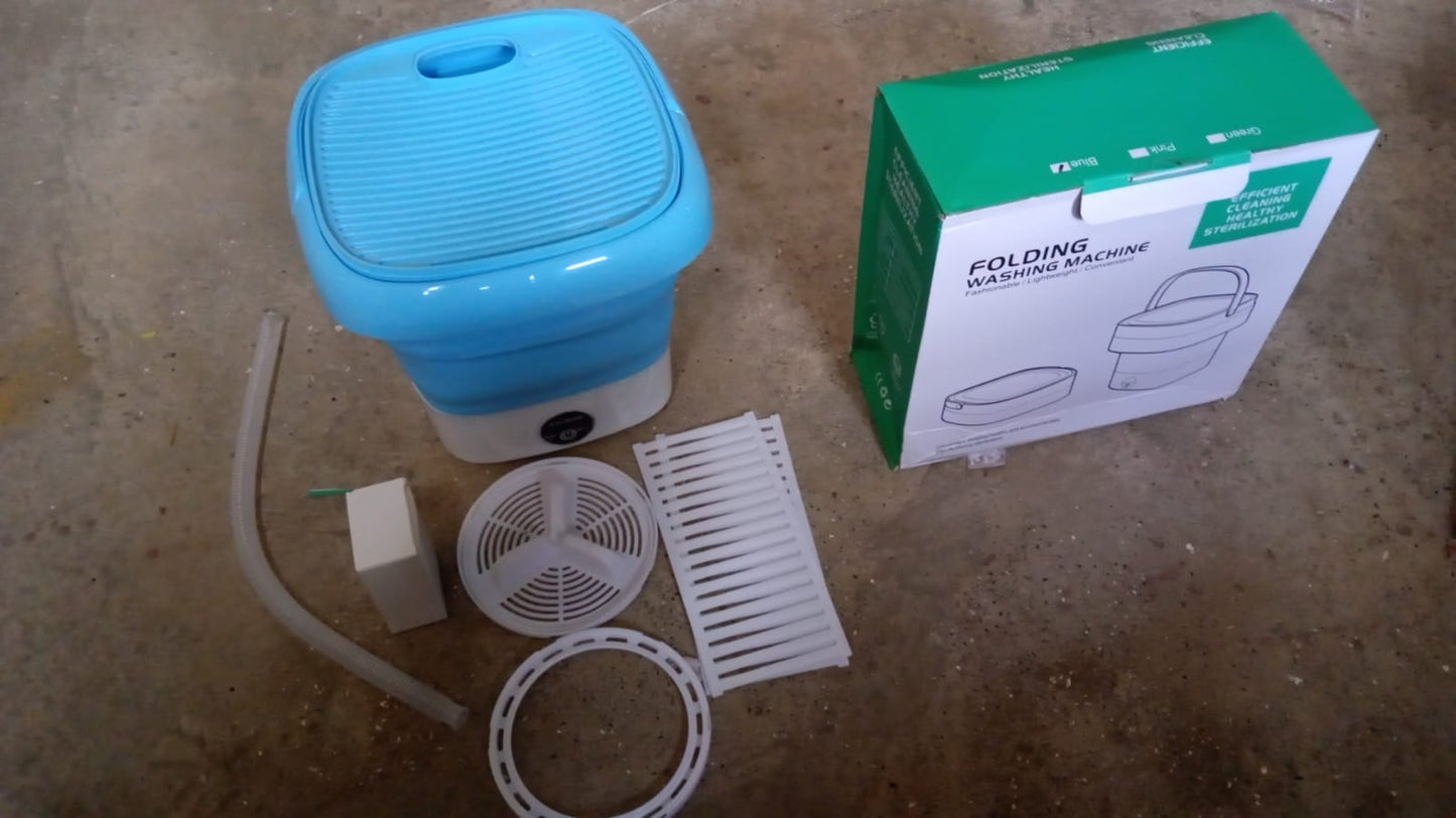 Portable Washing Machine, Mini Folding Washer and Dryer Combo, for Underwear, Socks, Baby Clothes, Travel, Camping, RV, Dorm, Apartment Your Brand