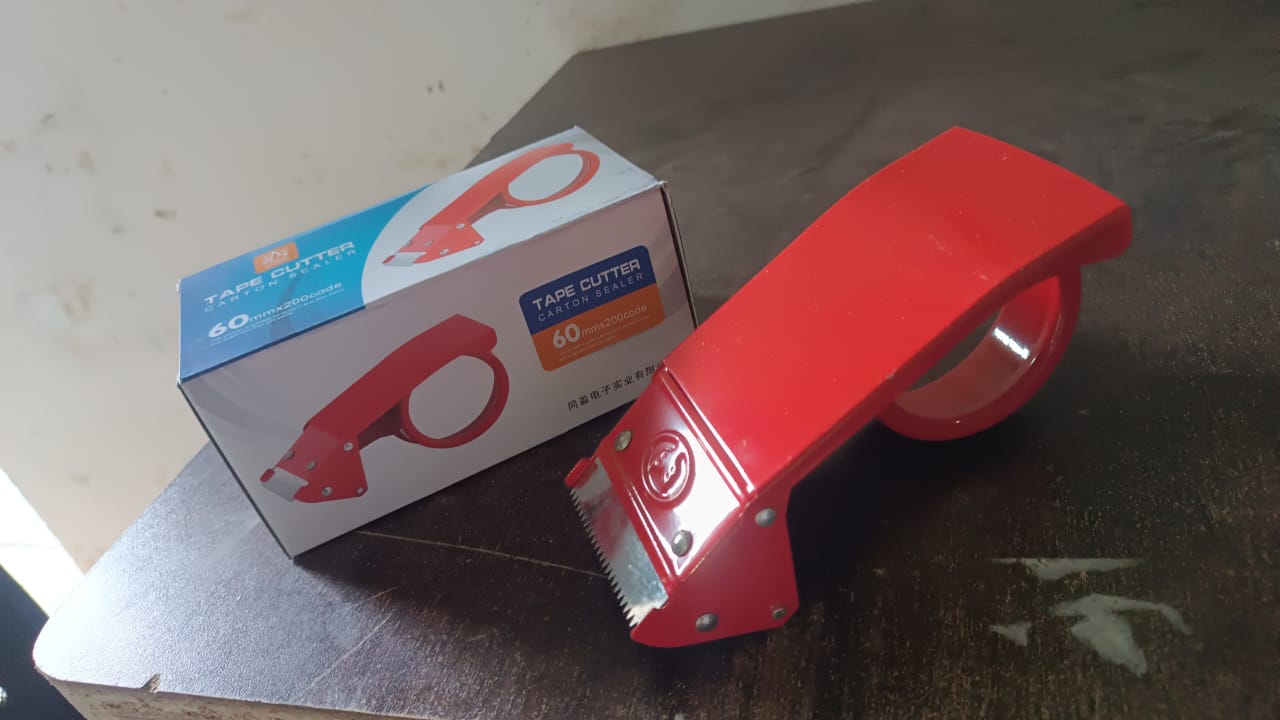 Metal Packing Tape Dispenser Cutter (60 MM / 1 Pc) Your Brand
