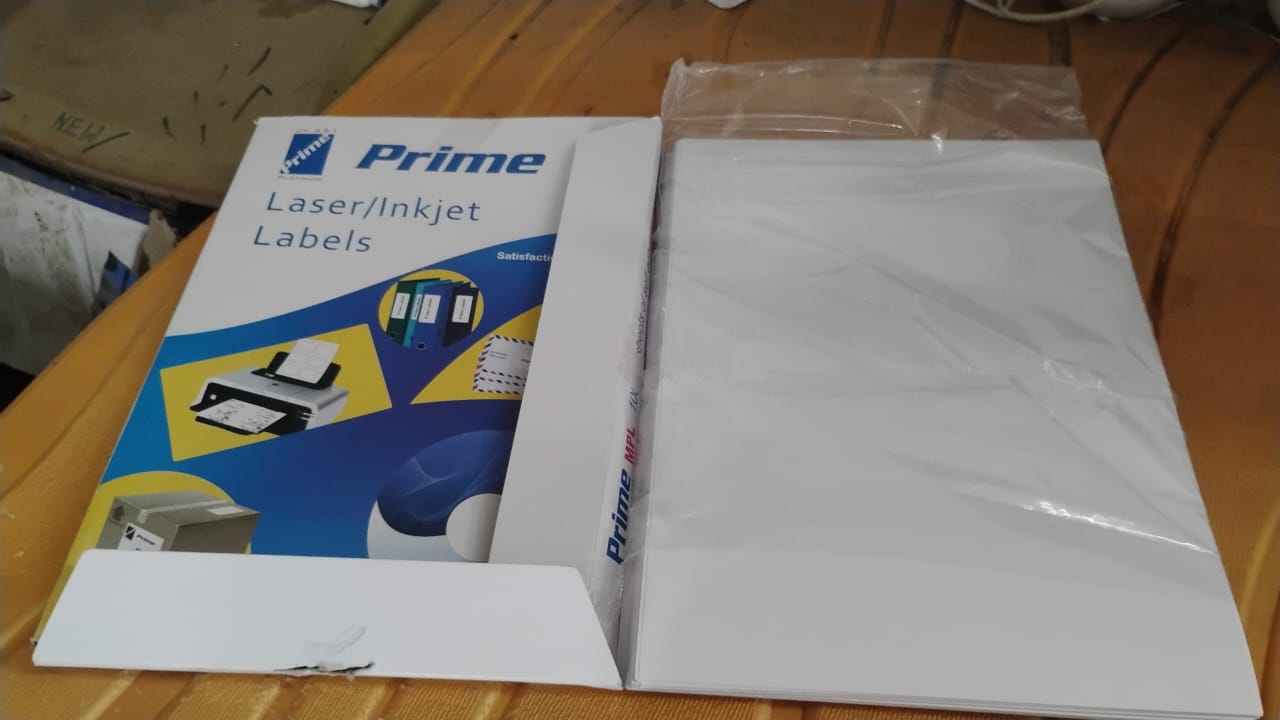 A4 Size Self-Adhesive Printable Label Sheets (100 sheet) Your Brand