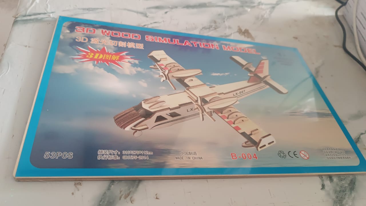 3D Wooden Aircraft Puzzle DIY Assembly Kit (Mix Design – 1 Set) Your Brand