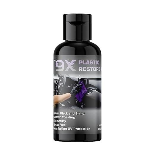 THE GIR FARMER 9X plastic restorer for cars bottle with black cap for shiny and protective finish