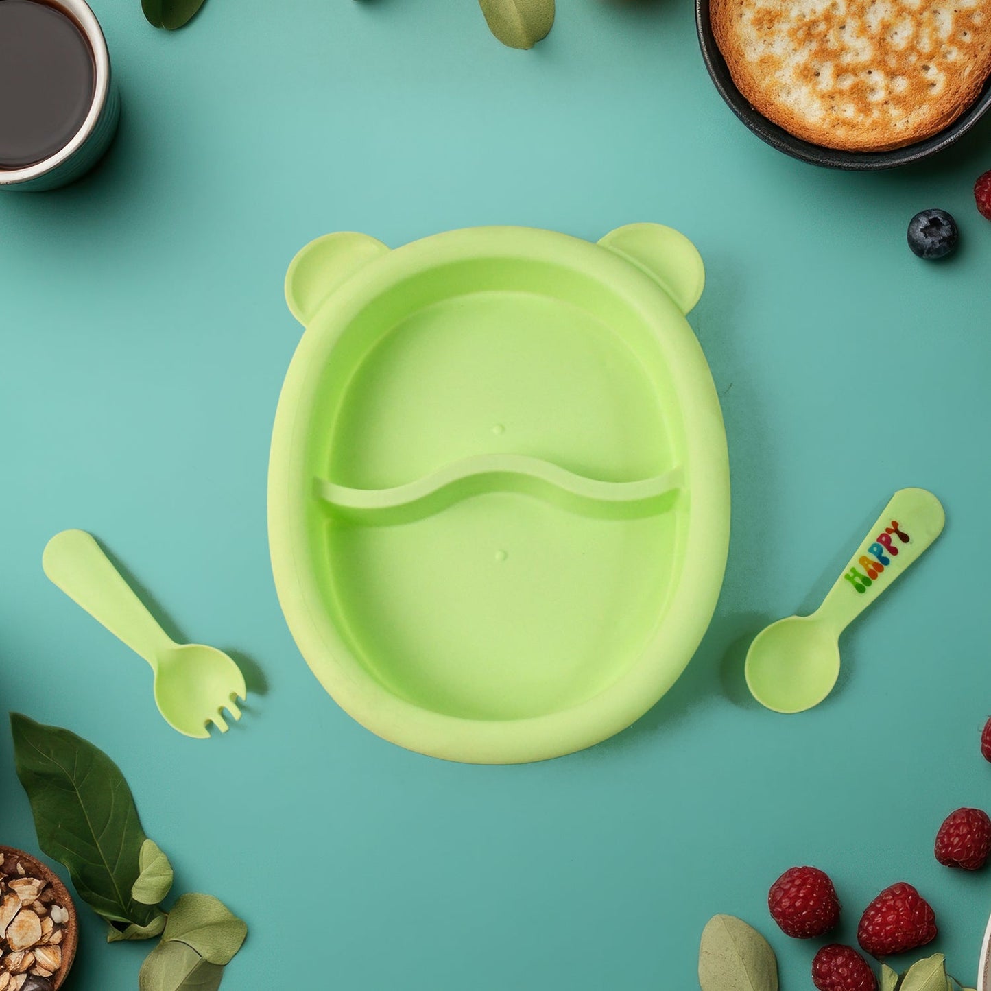 Premium 4-Piece Kids Mealtime Feeding Set Your Brand