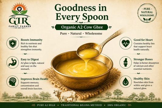 Organic Gir Cow Ghee Pure & Natural | The Gir Farmer