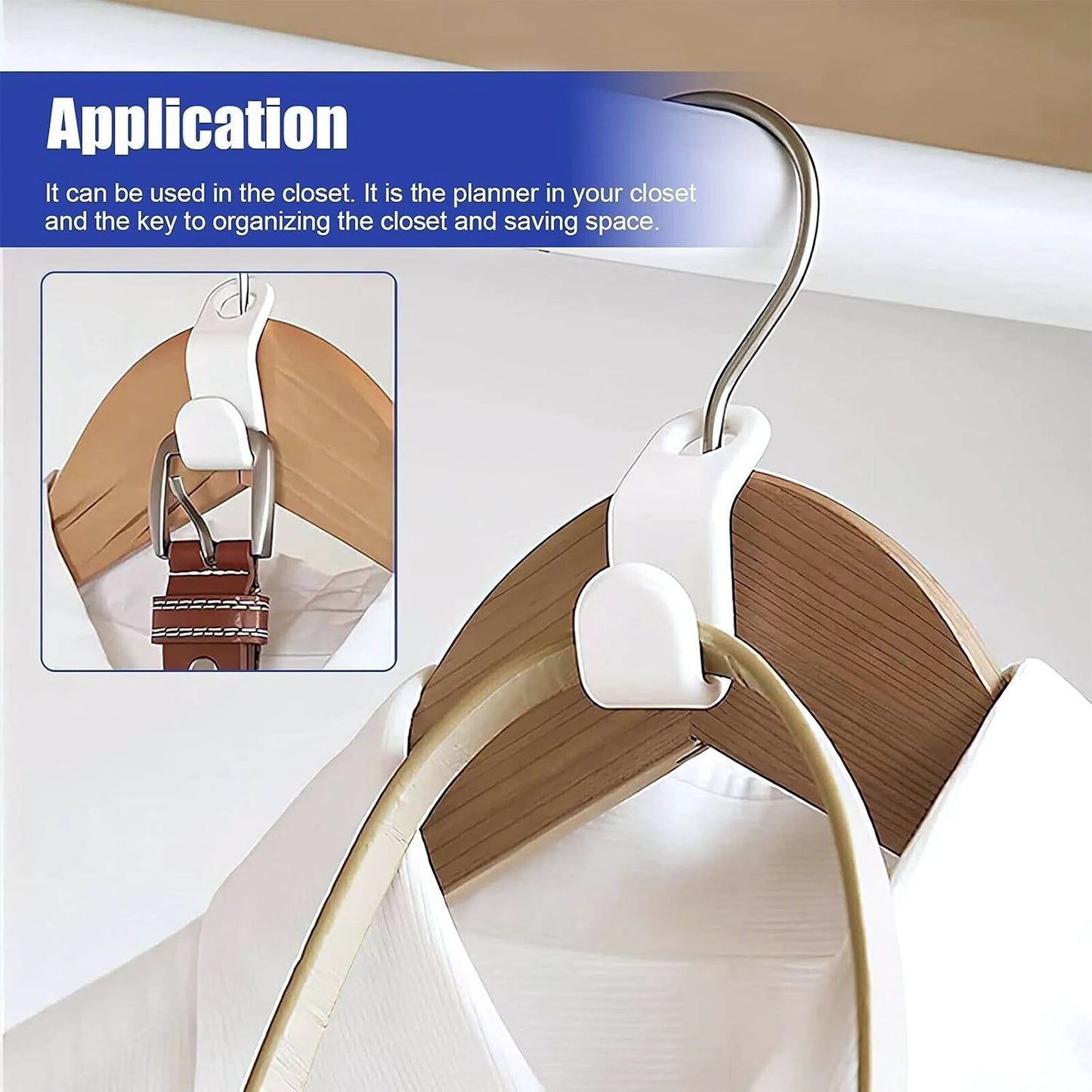Multi-Color Hanger Connector Hooks (30 Pc) Your Brand