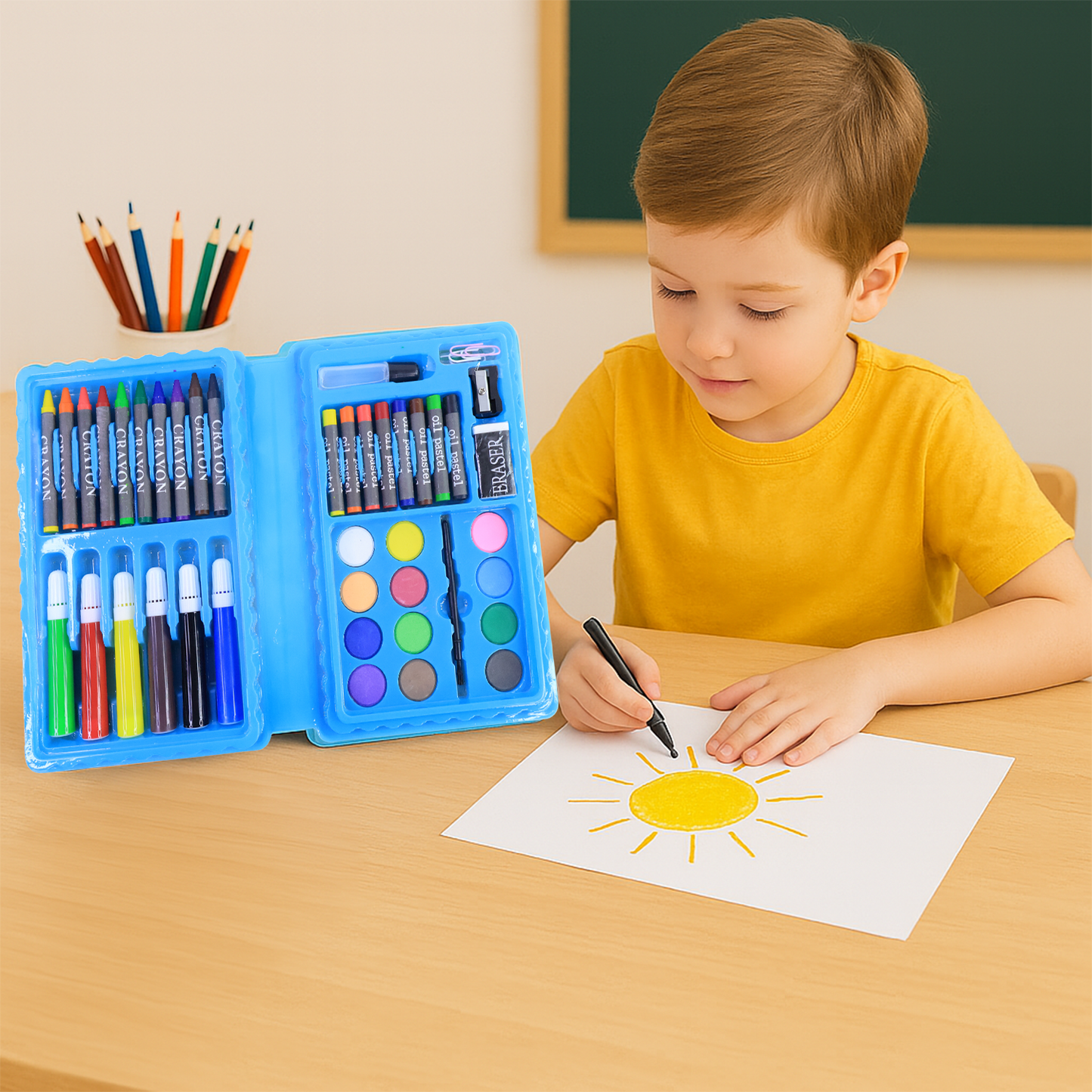 42-Piece Complete Kids Art & Craft Stationery Set Your Brand