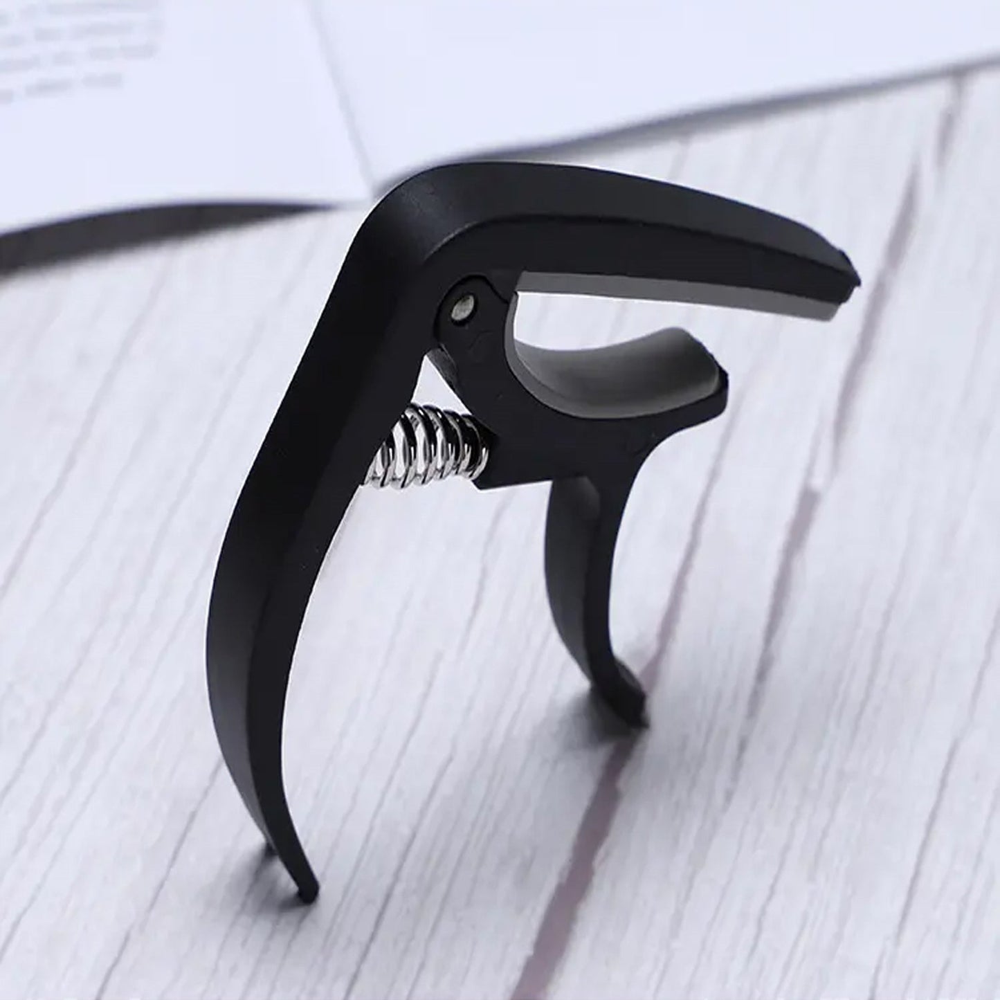 Guitar Capo with Pickup Stand, Soft for Acoustic and Electric Guitar Ukulele Mandolin Banjo Guitar Accessories Your Brand