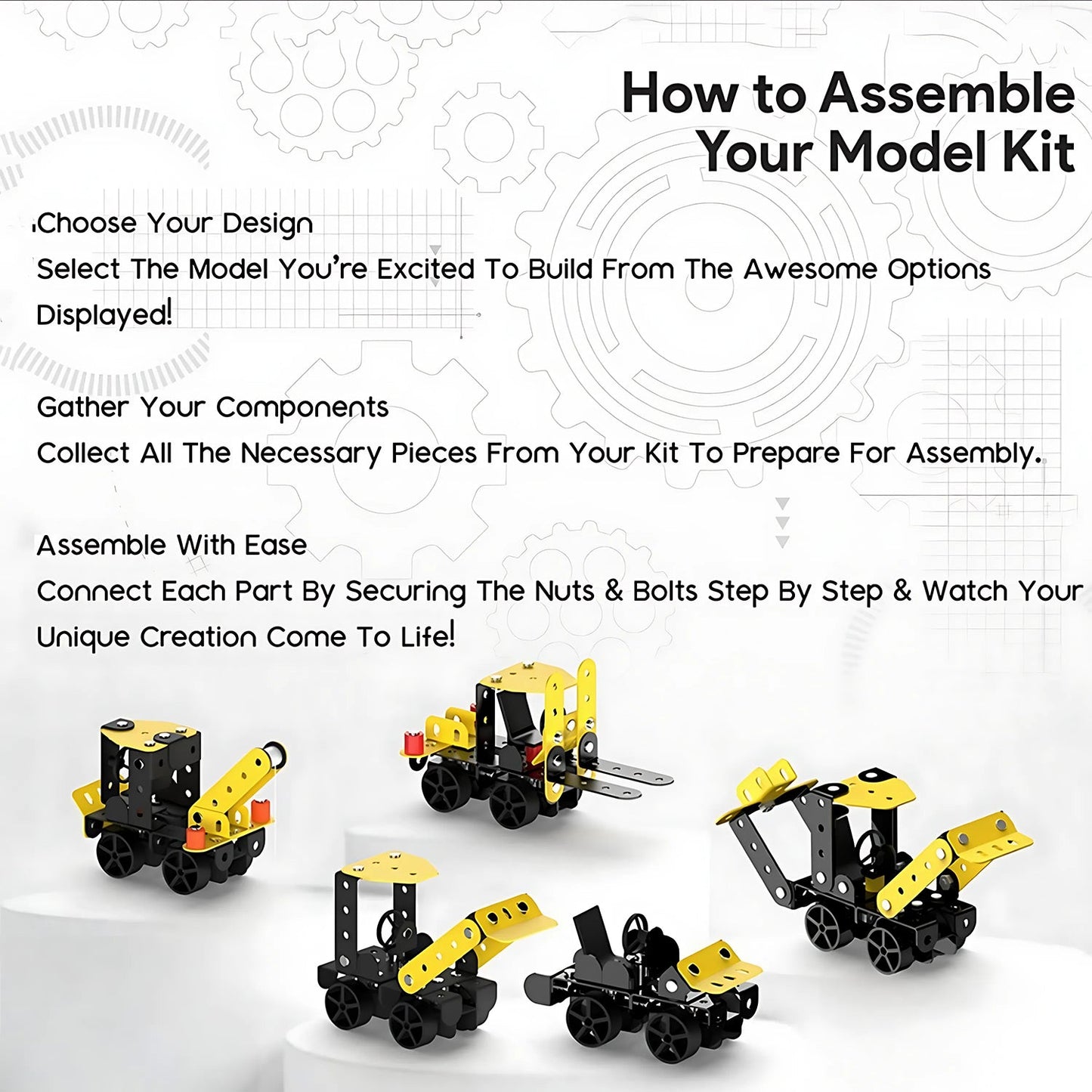 Aditi STEM Educational Mecha Racer DIY Construction Kit Your Brand