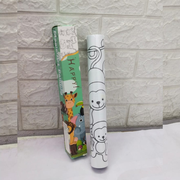 AM5221 Cute Animals For Childrens Drawing Painting Roll Paper - 30cm