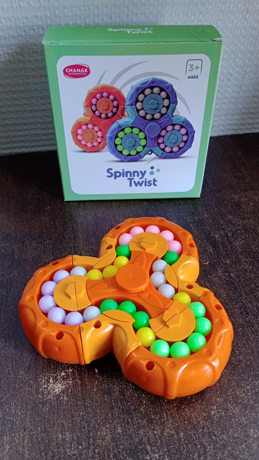 Aditi 3-in-1 Interactive Spinny Twist Puzzle Ball Toy Your Brand