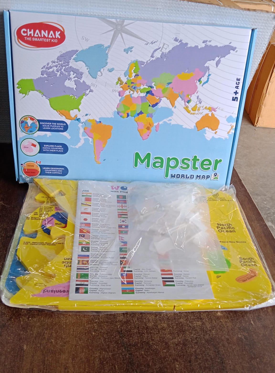 Aditi Mapster World Map EVA Foam Puzzle Set Your Brand